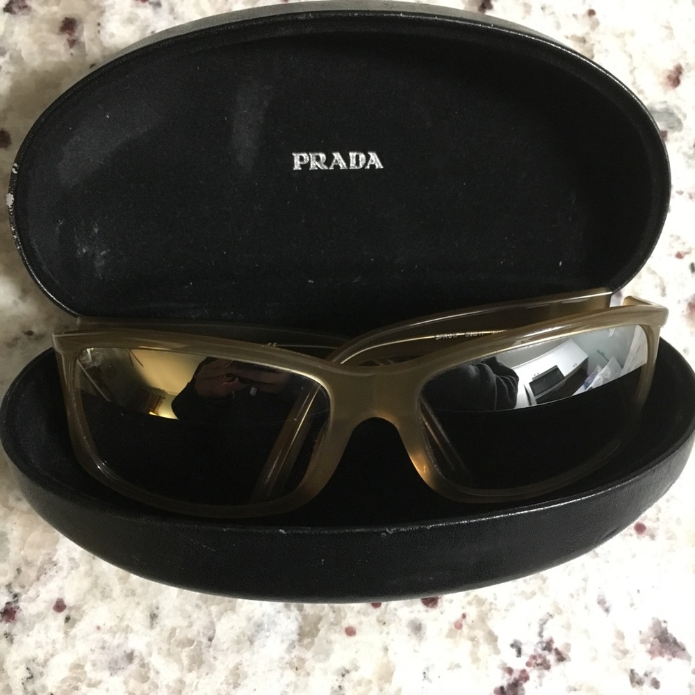 Tan Prada Sunglasses